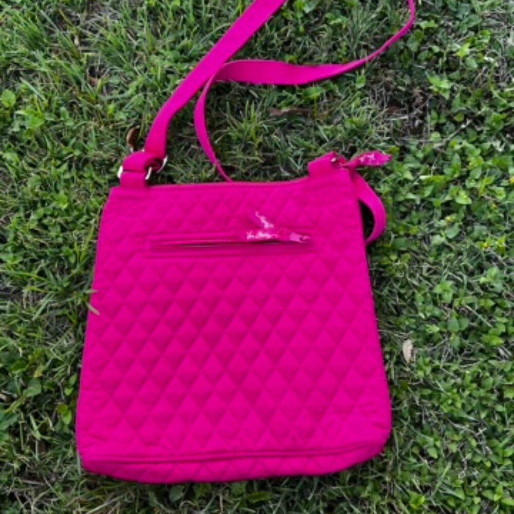 Vera Bradley Hipster Crossbody in Fuchsia pink - Picture 2 of 2